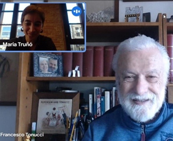 Videotrucada amb Francesco Tonucci.
